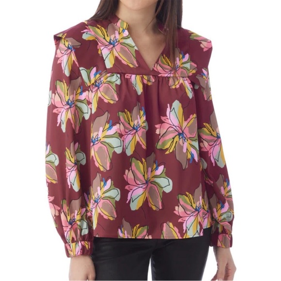 Crosby by Mollie Burch Gaines Blouse SZ M NWOT